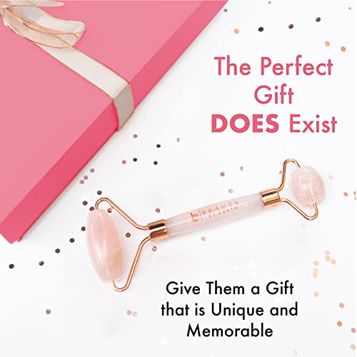Rose Quartz Face Roller Skin Care Tools - Face Massager Roller, Facial Roller...