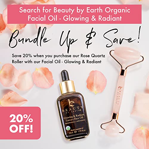 Rose Quartz Face Roller Skin Care Tools - Face Massager Roller, Facial Roller...