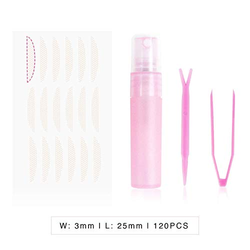 Beauty Logic Aqua Lace Eyelid Lifting Kit, 120 Invisible Lifter Tape Strips, ...