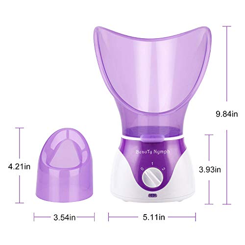 Face Steamer,Beauty Nymph Spa Home Facial Steamer Sauna Pores and Extract Bla...