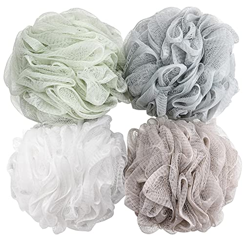 Bath Sponge Shower Loofahs 60g Mesh Pouf Bath Scrunchies Body Wash Puff - Pac...