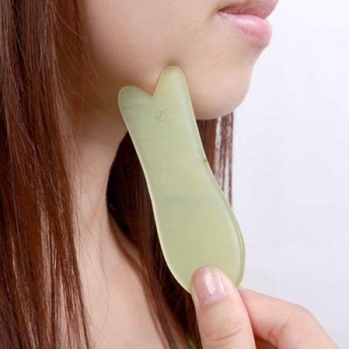 Beautyours Gua Sha Massage Tool Nature Quartz Jade Stone Guasha Scraping Boar...