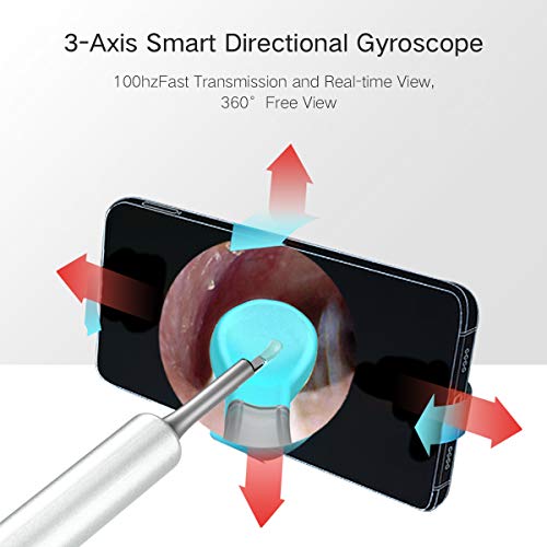 BEBIRD® C3 Ear Cleaner, Ear Wax Removal Tool Wireless Otoscope with 1080P HD ...