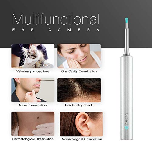 BEBIRD® C3 Ear Cleaner, Ear Wax Removal Tool Wireless Otoscope with 1080P HD ...