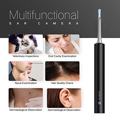 BEBIRD® C3 Ear Wax Removal, Ear Cleaner with Camera Wireless Otoscope with 10...