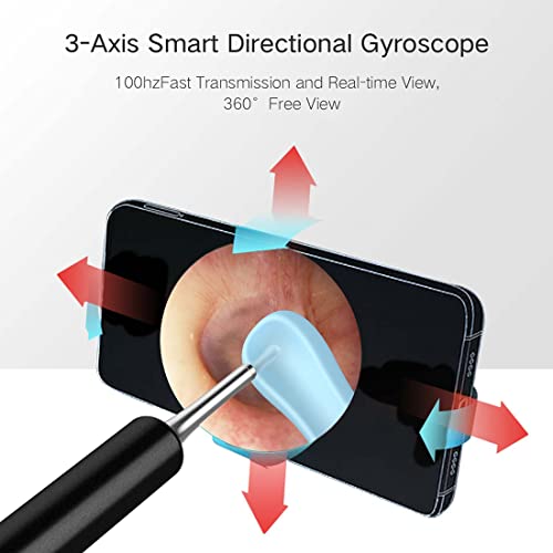BEBIRD® C3 Ear Wax Removal, Ear Cleaner with Camera Wireless Otoscope with 10...