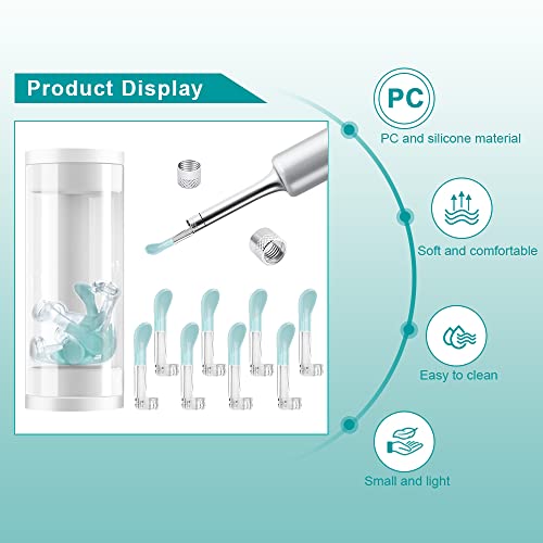 BEBIRD Ear Cleaner Replacement Tips, 16 Pieces Bebird Original Replacement Ea...