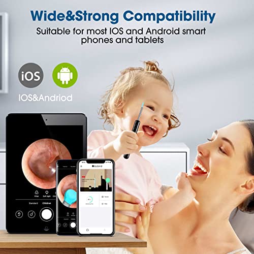 BEBIRD Ear Wax Removal Tool Kit 1960P HD Ear Camera, WiFi Smart Ear Cleaner w...