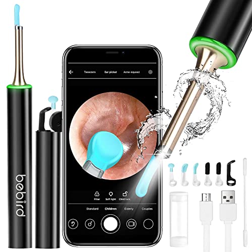 BEBIRD Ear Wax Removal Tool Kit 1960P HD Ear Camera, WiFi Smart Ear Cleaner w...