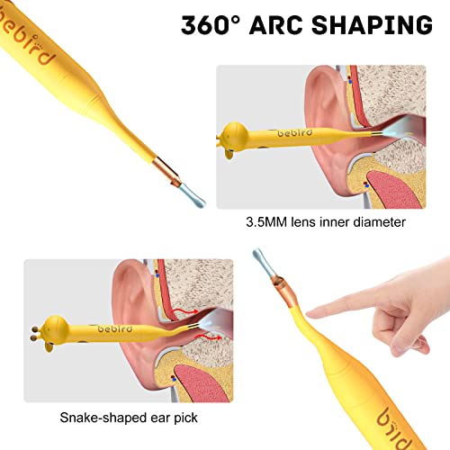 BEBIRD Ear Wax Removal Tool, Otoscope 1080p FHD Wireless Ear Wax Removal Kit ...