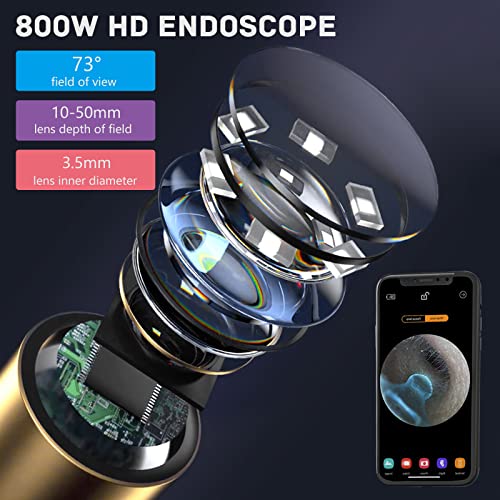 BEBIRD Ear Wax Removal Tool, Otoscope 1080p FHD Wireless Ear Wax Removal Kit ...