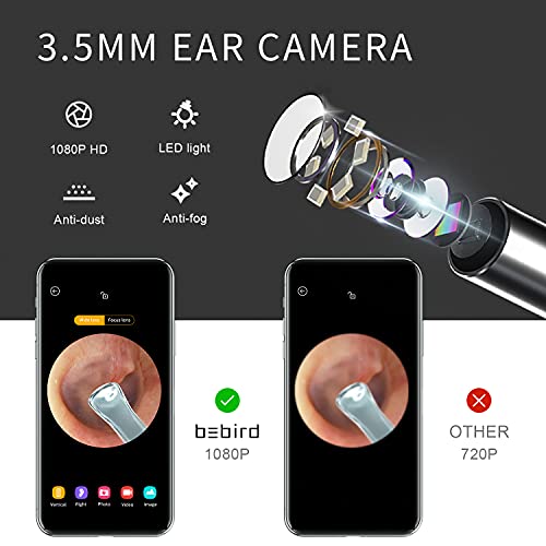 Bebird Ear Wax Removal Tools, Bebird Ear Cleaner, 1080P HD Endoscope, Wireles...