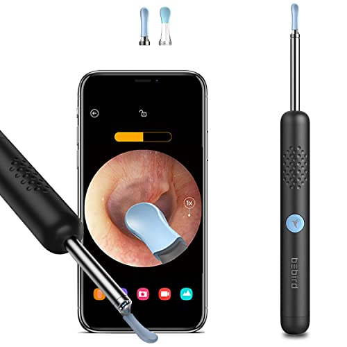 BEBIRD® R1 Ear Wax Removal Cleaner with 3.5mm Ear Camera 6 LED Lights, 1080P ...