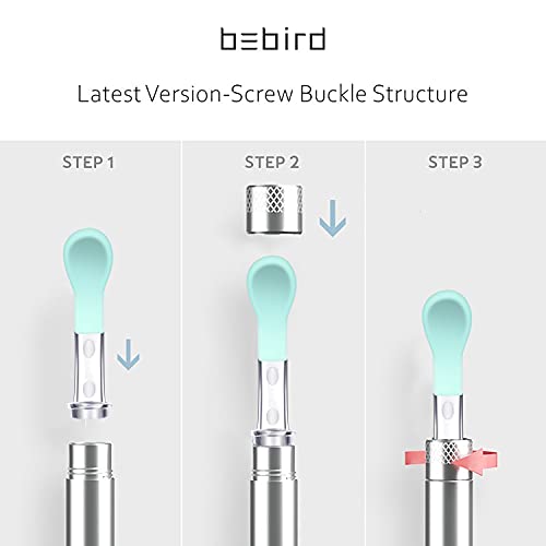 Bebird Replacement Tips Ear, 16 Pieces Waterproof Silicone Ear Spoon for Ear ...