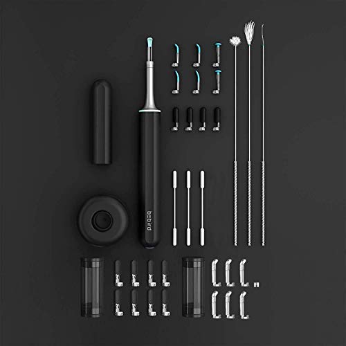 BEBIRD X17 Pro Ear Endoscope with 6 LED Lights, 3.5mm 1080P HD WiFi Ear Wax R...
