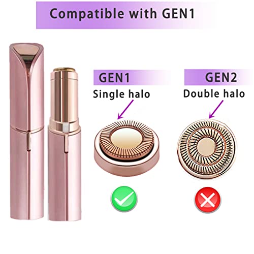 Facial Hair Remover Replacement Heads for Finishing Touch Flawless Facial Hai...