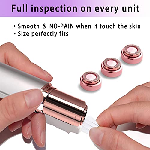 Facial Hair Remover Replacement Heads for Finishing Touch Flawless Facial Hai...