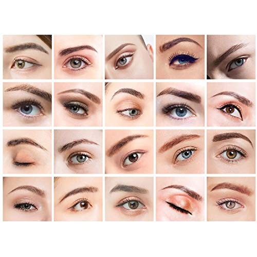Eyebrow Stencil,11 Fashionable Styles Eyebrow Shaper Kit for Women Reusable E...