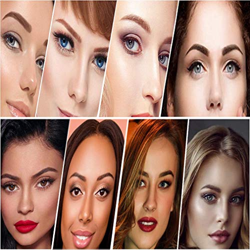 Eyebrow Stencil,11 Fashionable Styles Eyebrow Shaper Kit for Women Reusable E...