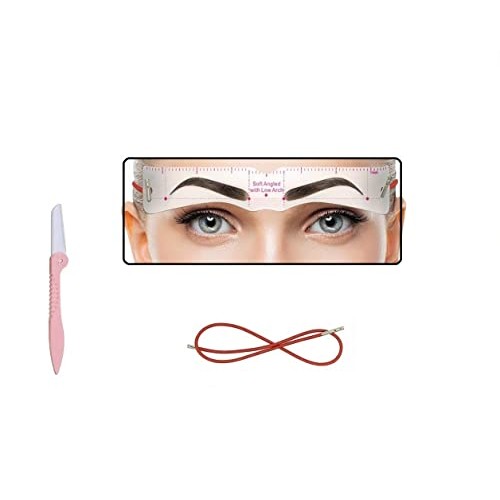 Eyebrow Stencil,11 Fashionable Styles Eyebrow Shaper Kit for Women Reusable E...