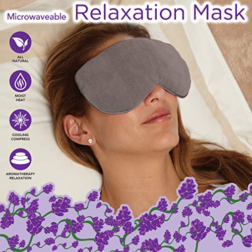 Bed Buddy Lavender Aromatherapy Eye Mask for Headache Relief - Lavender Eye P...