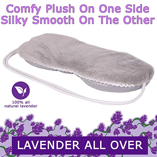 Bed Buddy Lavender Aromatherapy Eye Mask for Headache Relief - Lavender Eye P...
