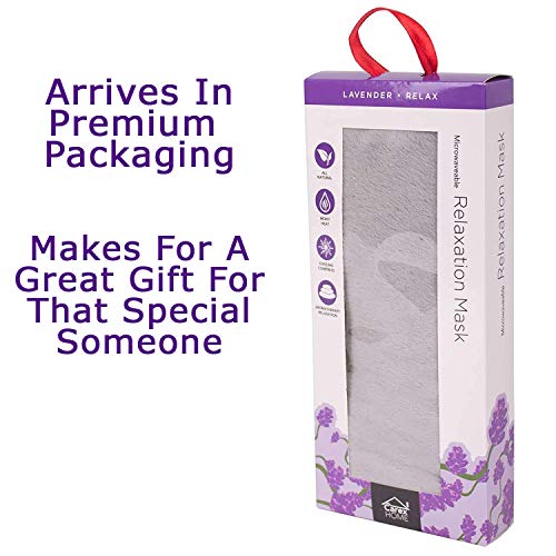 Bed Buddy Lavender Aromatherapy Eye Mask for Headache Relief - Lavender Eye P...