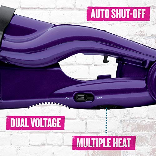 Bed Head Wave Artist Ceramic Deep Hair Waver for Beachy Waves, Purple