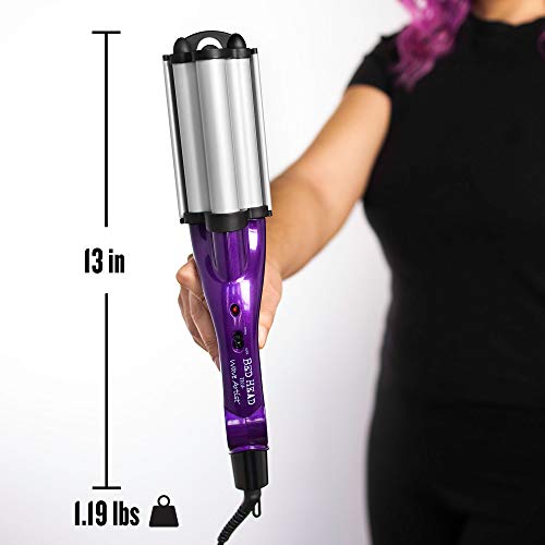 Bed Head Wave Artist Ceramic Deep Hair Waver for Beachy Waves, Purple