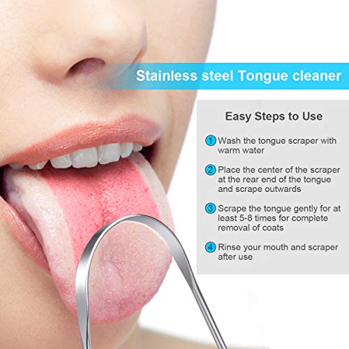 Tongue Scraper,Stocking Stuffers Tongue Cleaner For Adults,2pack Tounge Scrap...