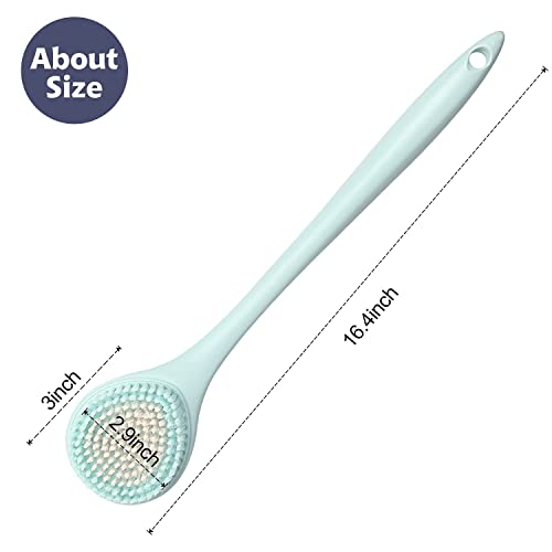 BEDELITE Back Bath Brush Long Handle for Shower - Ergonomic Streamlined Back ...