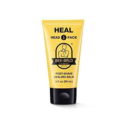 Bee Bald HEAL Post-Shave Healing Balm Immediately Calms & Soothes Damaged Ski...