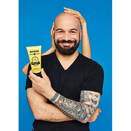 BEE BALD SHAVE Premium Shave Cream Goes On Light & Slick For A Shave That's I...