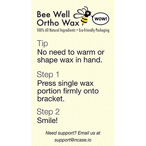 Bee Well Ortho Wax - Pure (2 Pack With 50 Servings Each / 100 Total Servings)...