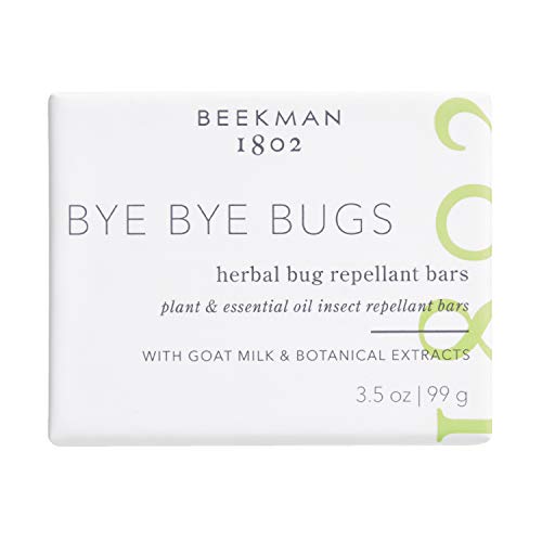 Beekman 1802 - Bye Bye Bugs Herbal Bug Repellant Bars - Goat Milk-Based Bar S...