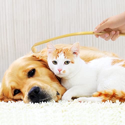 3 PCS 17'' Curved Bamboo Back Scratcher - Long Sturdy Handle Back Scratchers ...