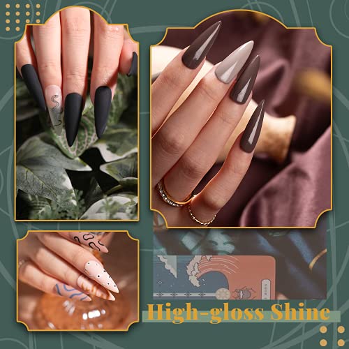 Beetles 12 Color Gel Nail Polish Starter Kit with U V Light 48W LED Nail Lamp...