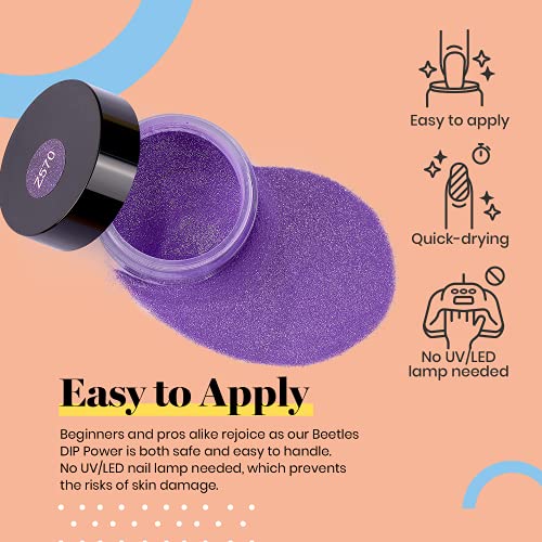 Beetles 20 Pcs Dip Powder Nail Kit, Girls Night Collection Dipping Powder Set...