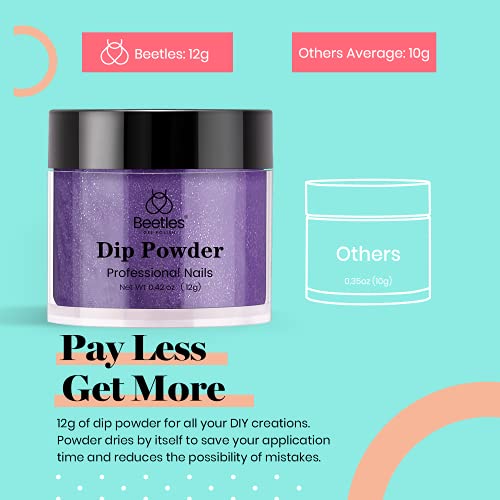 Beetles 20 Pcs Dip Powder Nail Kit, Girls Night Collection Dipping Powder Set...