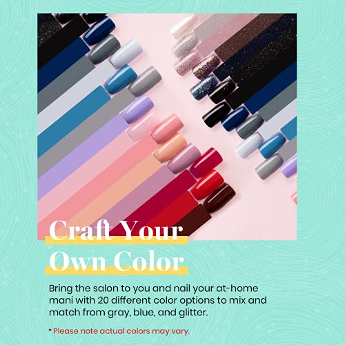 Beetles 20 Pcs Gel Nail Polish Kit, Modern Muse Collection Soak off Nail Gel ...