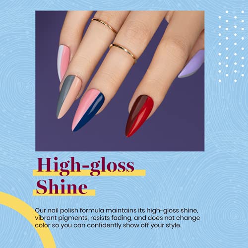 Beetles 20 Pcs Gel Nail Polish Kit, Modern Muse Collection Soak off Nail Gel ...