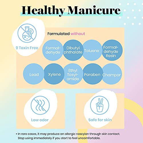 Beetles 20Pcs Gel Nail Polish Kit, with Glossy & Matte Top Coat and Base Coat...