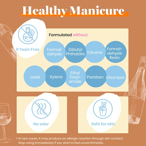 Beetles Black Gold Glitter Gel Nail Polish Set - 6 Colors White Silver Rose G...