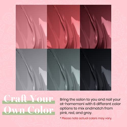 Beetles Bridesmaid Beauty Classic Gel Nail Polish Set - Nude Gray Pink 6 Colo...