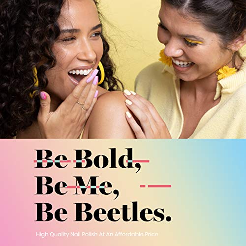 Beetles Gel Nail Polish Paulina Lapis Blue Color Soak Off LED Nail Lamp Gel P...