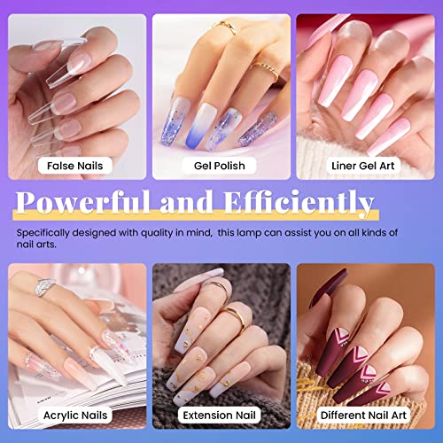 Beetles Mini Nail LED Lamp, Innovative Gel Nail Lamp Manicure UV LED Light fo...