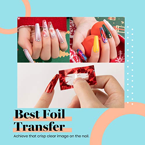 Beetles Nail Art Foil Glue Gel for Foil Stickers Nail Glue Transfer Tips Star...