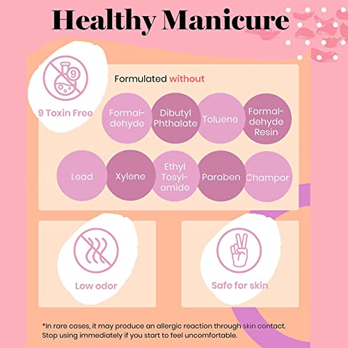 Beetles Nail Tips and Glue Gel Nail Kit, 2 In 1 Nail Gel and Base Gel with 50...