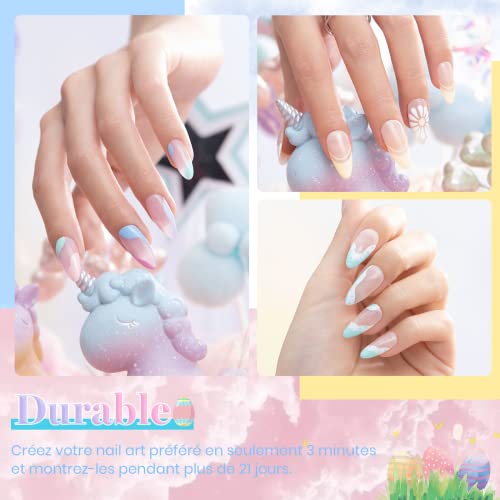 Beetles Pastel Gel Nail Polish Set - Spring Summer Gel Polish 2022 Easter Pas...