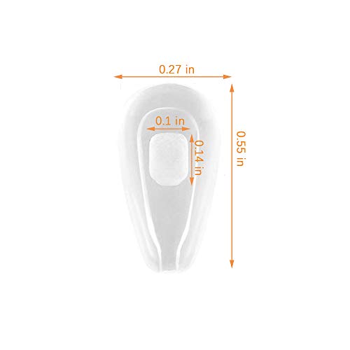 Push-in Eyeglass Nose Pads,BEHLINE Soft Silicone Air Cushion Glasses Replacem...